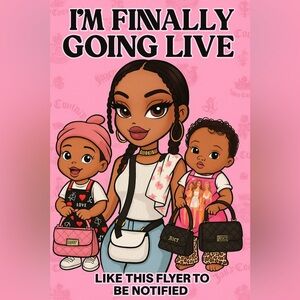 I’m going live like this to be notified of my first show babes!❤️❤️❤️❤️